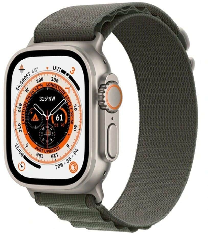 Apple Watch Ultra 2 – tagantvaade – Nutisormused